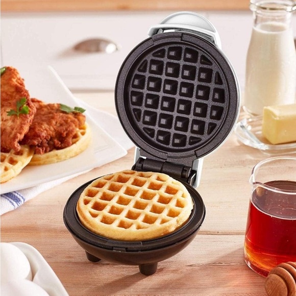 Dash Mini Waffle Maker, black, new in box. - Picture 2 of 4